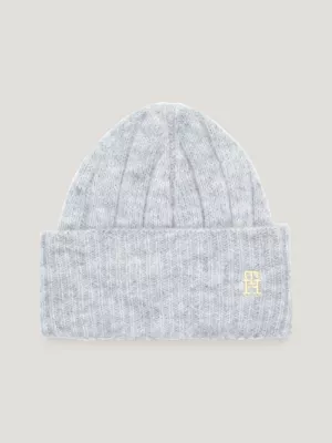 Gorro com placa de monograma TH