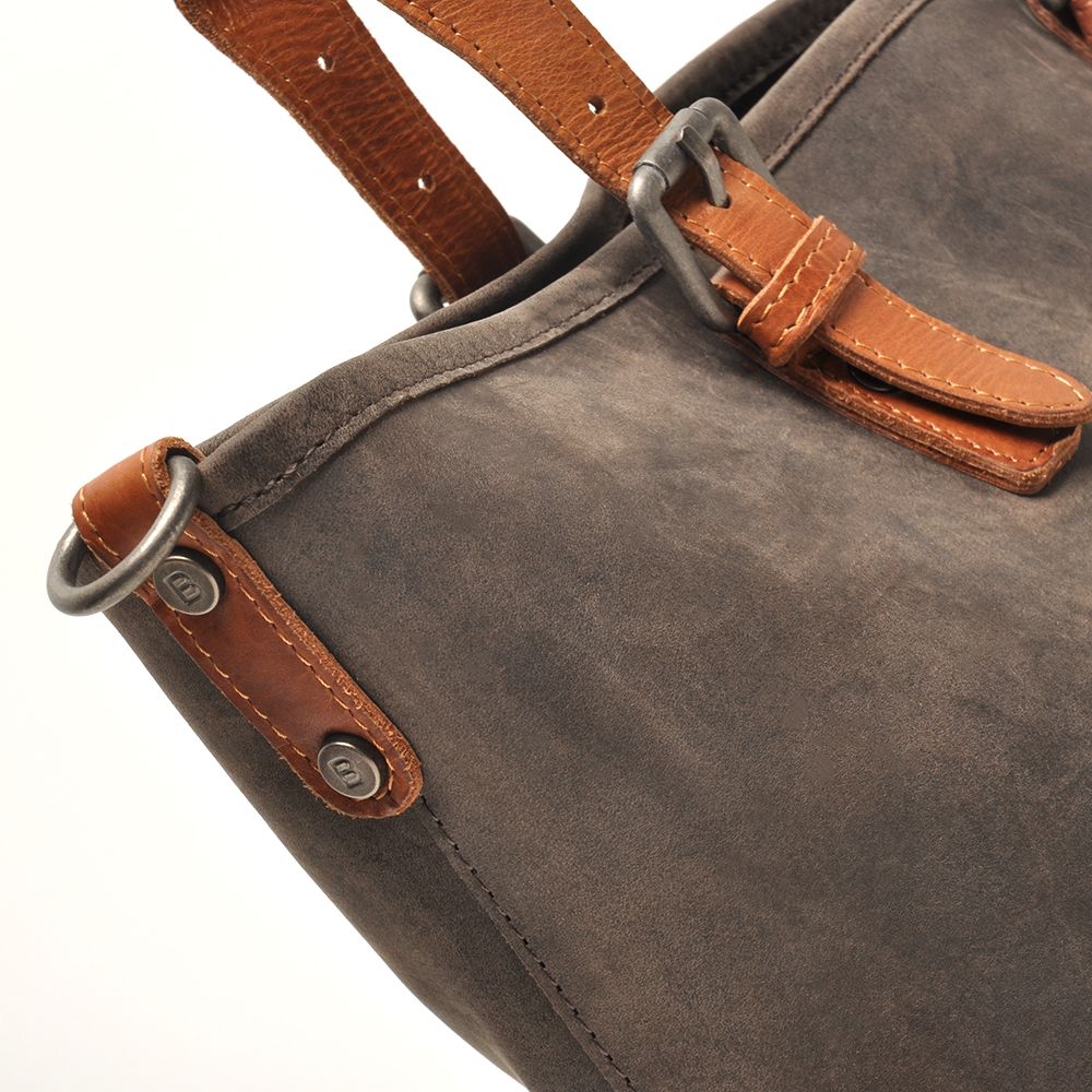 Berba Barbarossa Shopper Grijsbruin