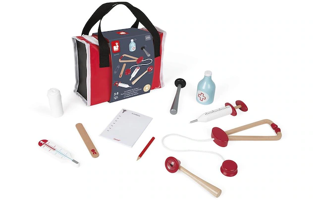 Janod Spielzeug-Arztkoffer »Doktortasche 10-teilig«