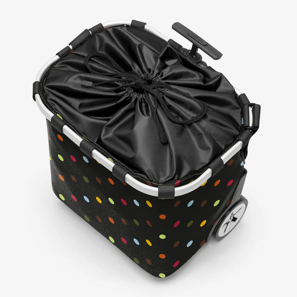 (40l) Carrycruiser Einkaufstasche Trolley Shopping Einkaufswagen mit Rollen   Schultergurt (OE7009) - Dots