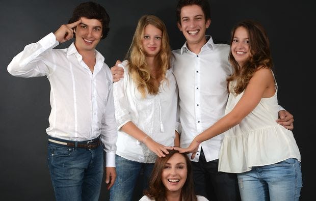 Familien-Fotoshooting bei Lugano als Geschenkidee