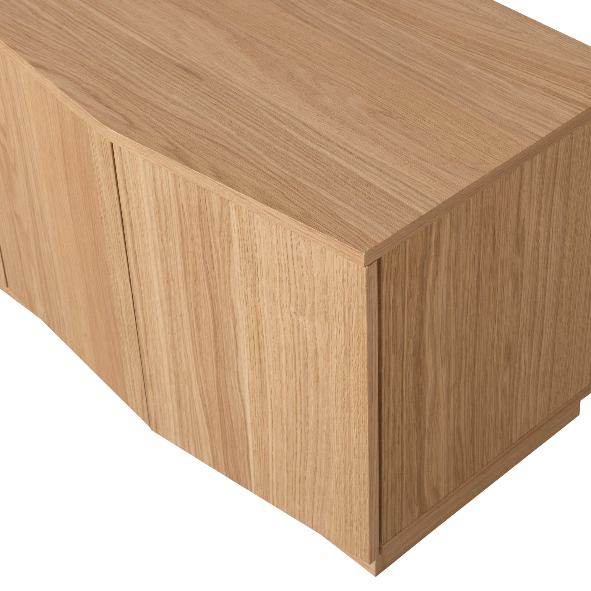 Tv Meubel Zuma 133cm Eiken Transparant Zuma Tv Meubel 133Cm Eiken Transparant