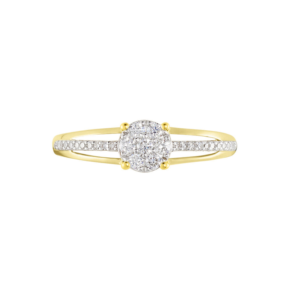 Bague Katherina Or Jaune Diamant