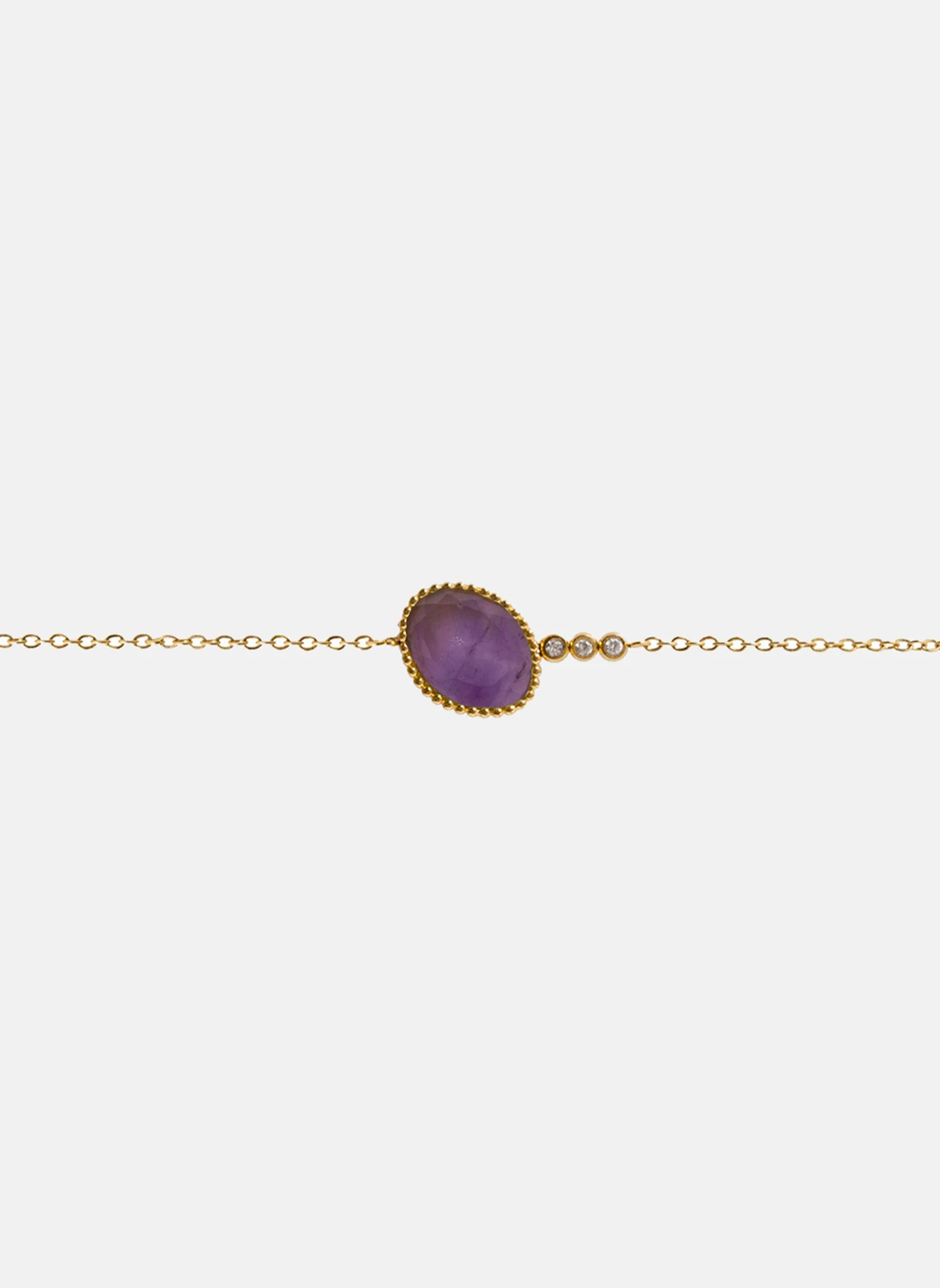 HYGIE - Bracelet chaîne hygie | Violet