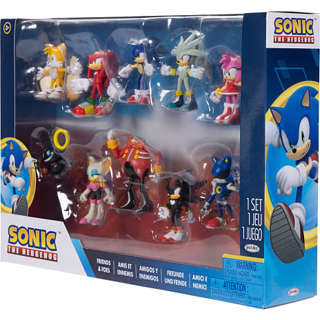 Sonic figurer 6 cm 10-pak