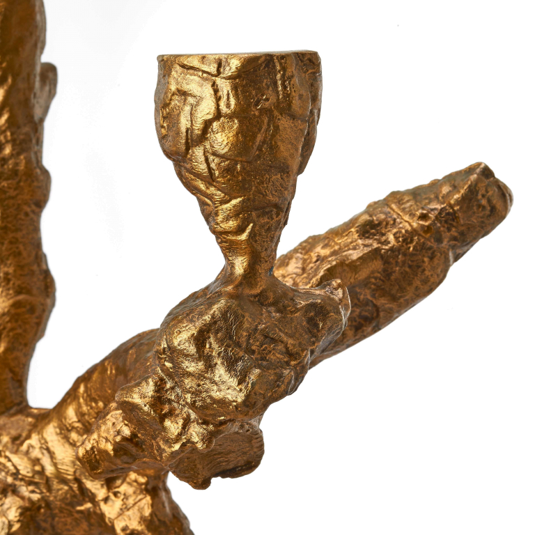 POLSPOTTEN Apple Tree kandelaar goud