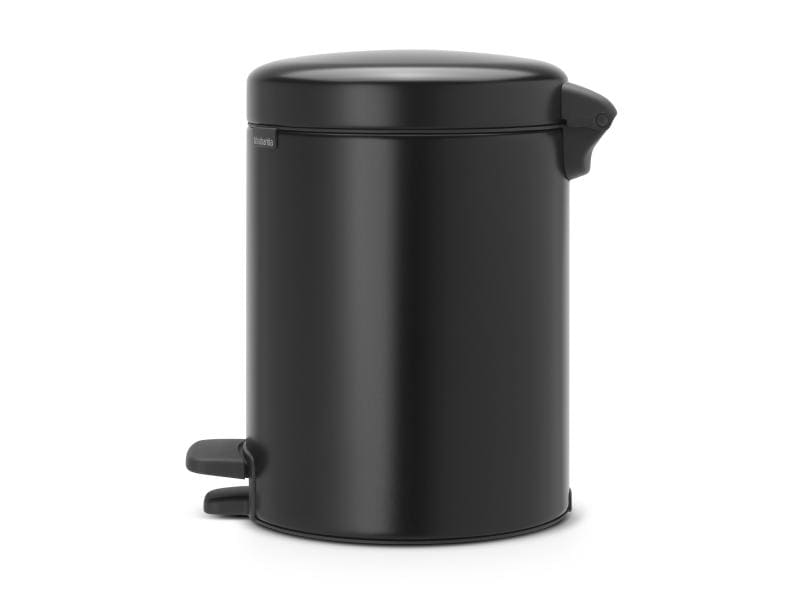 Brabantia Kosmetikeimer NewIcon 5 l, Matt Black Treteimer