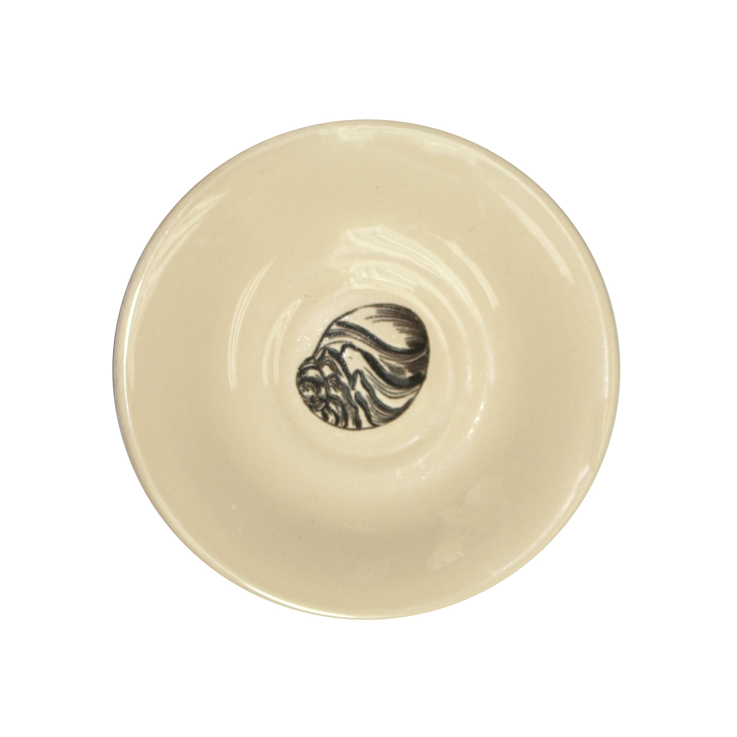 Plat profond « Conchas de la Isla Cream » (Lot de 4)