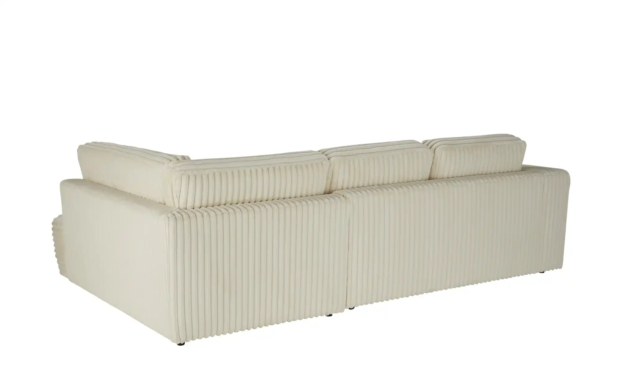 switch Ecksofa  in modernem Breitcord Torrino