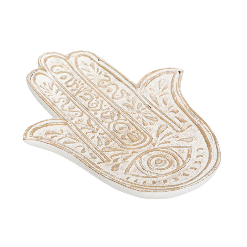 Vide poche bois Main de Fatma 25x20cm