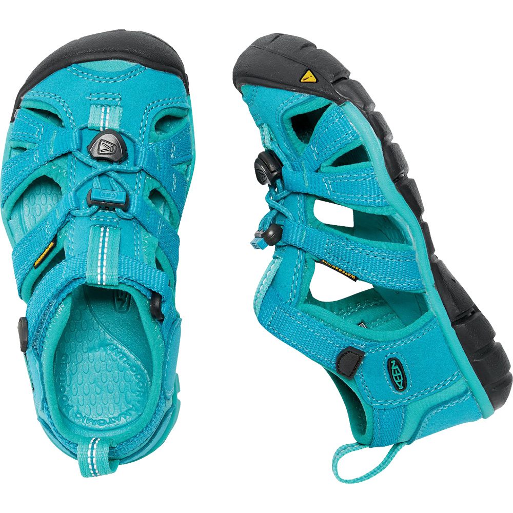 Keen Seacamp II CNX Trekkingsandale Kinder türkis