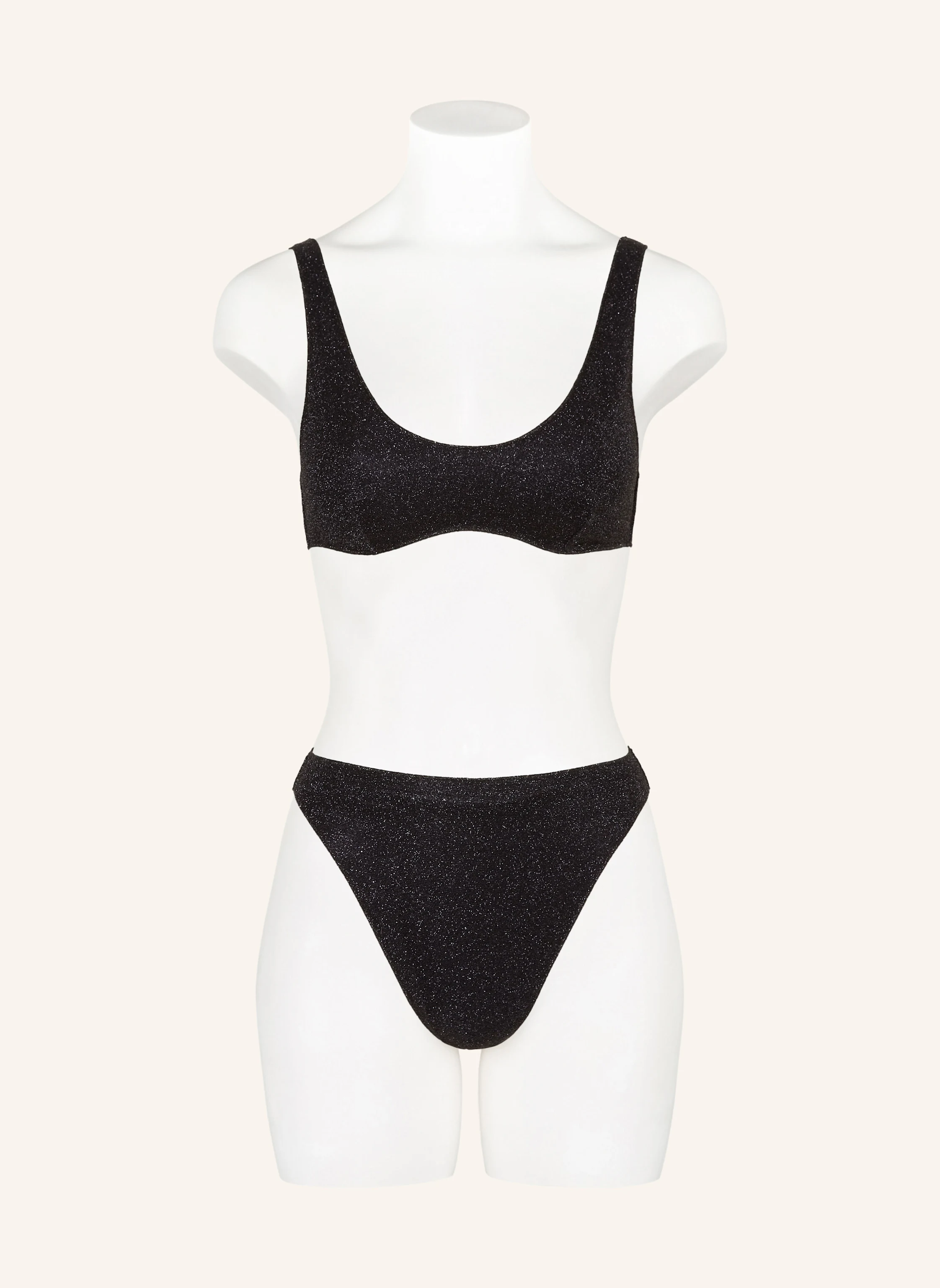 Oséree Bustier-Bikini LUMIERE SPORTY mit Glitzergarn