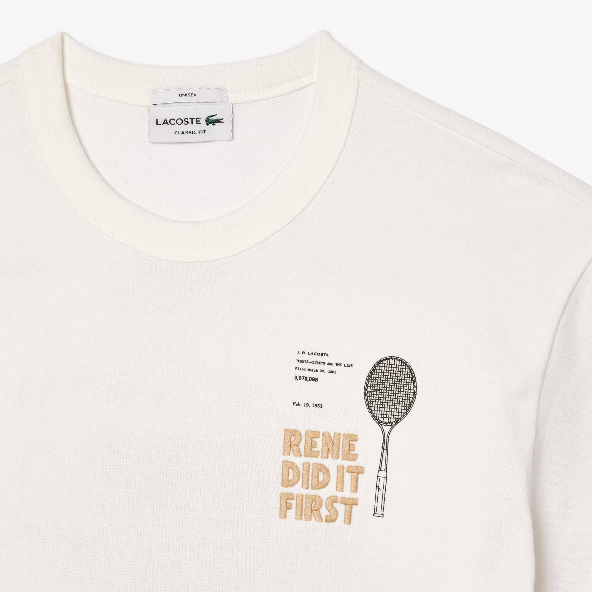 Piqué T-Shirt mit Patent hinten T-Shirts - Weiss - Lacoste - Unisex