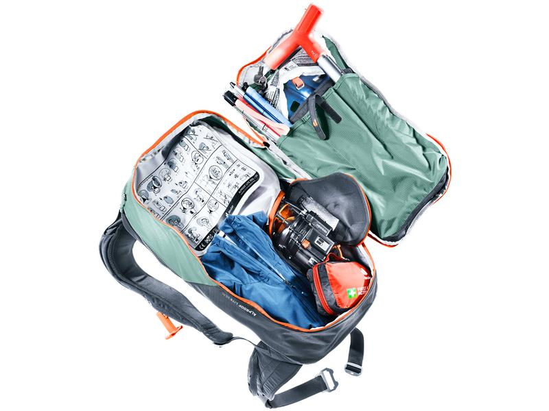 deuter Rucksack Alproof Lite 20 SL, Jade/Black Lawinenrucksack
