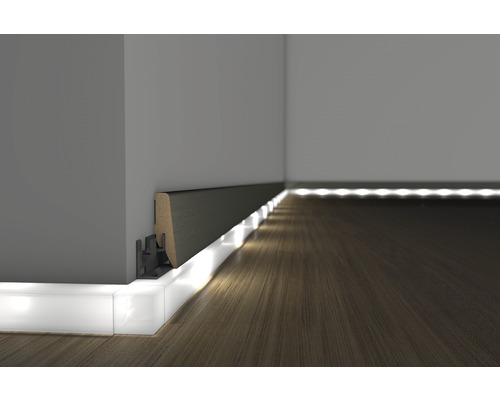 LED-kanaal voor LED-plint opaal 22x2500 mm