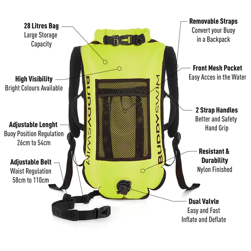 Buddyswim Boje mit abnehmbaren Rucksackgurten 28L