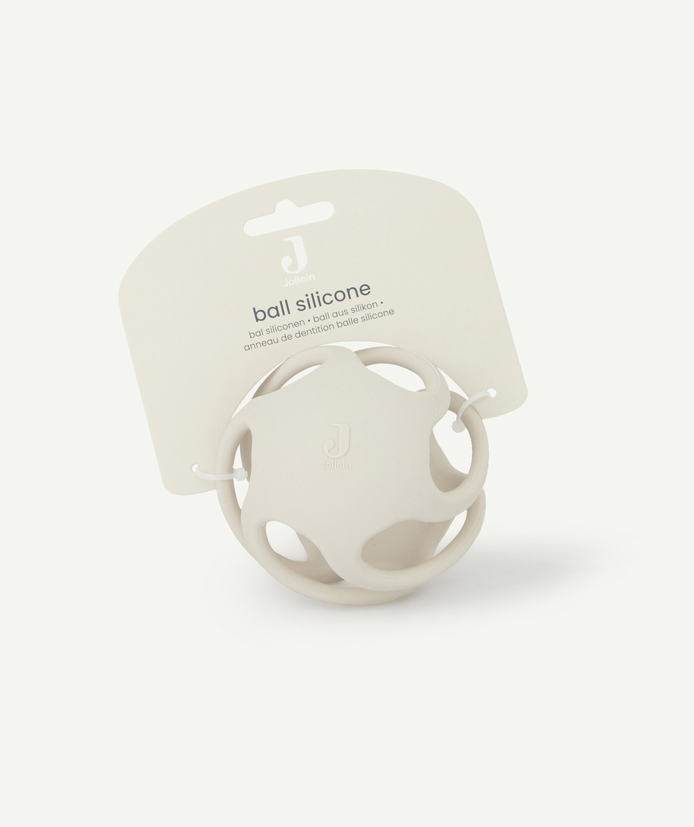 JOLLEINANNEAU DE DENTITION EN SILICONE MARRON