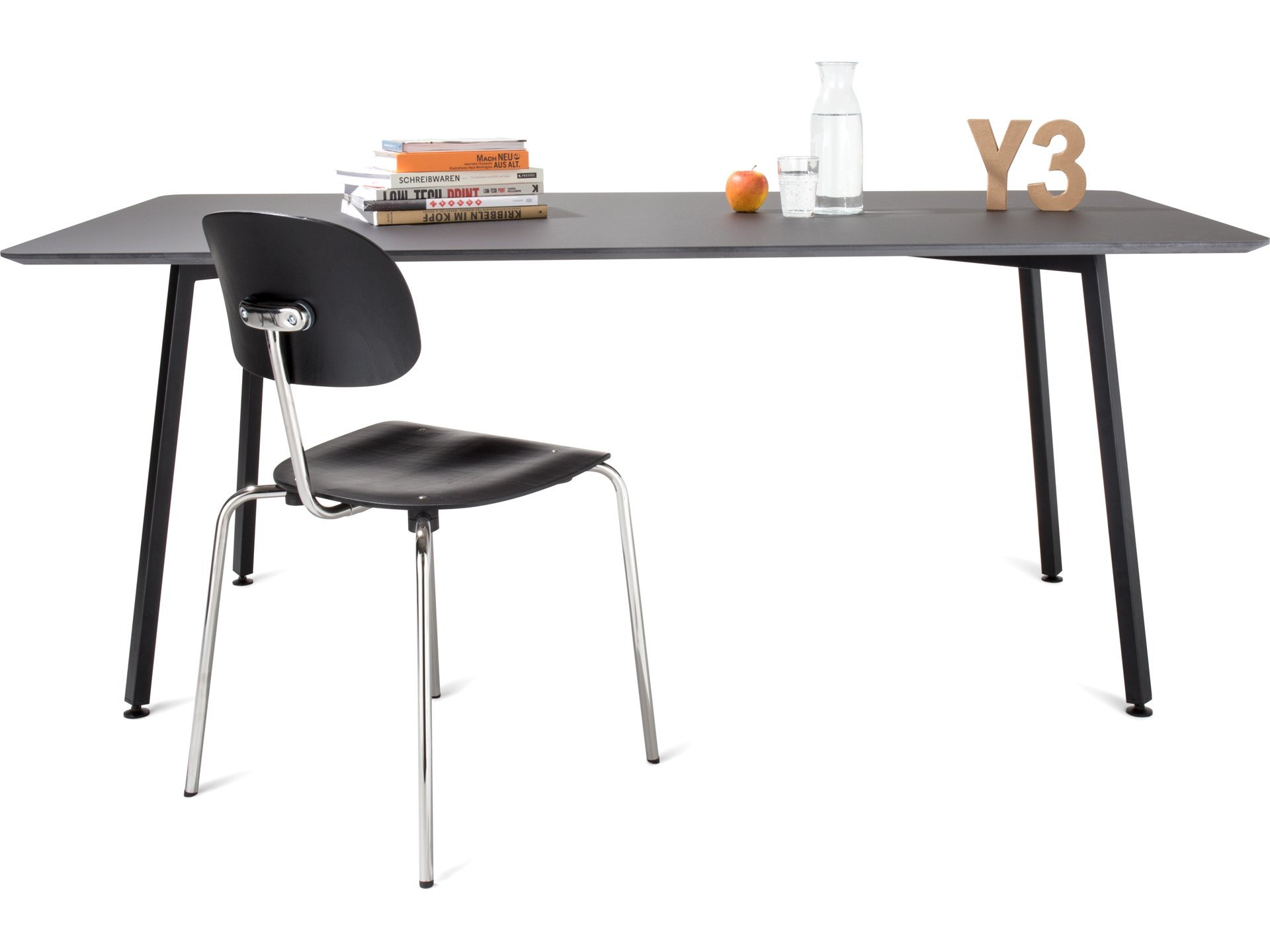 Modulor Tisch Y3 Stahl schwarz 10°