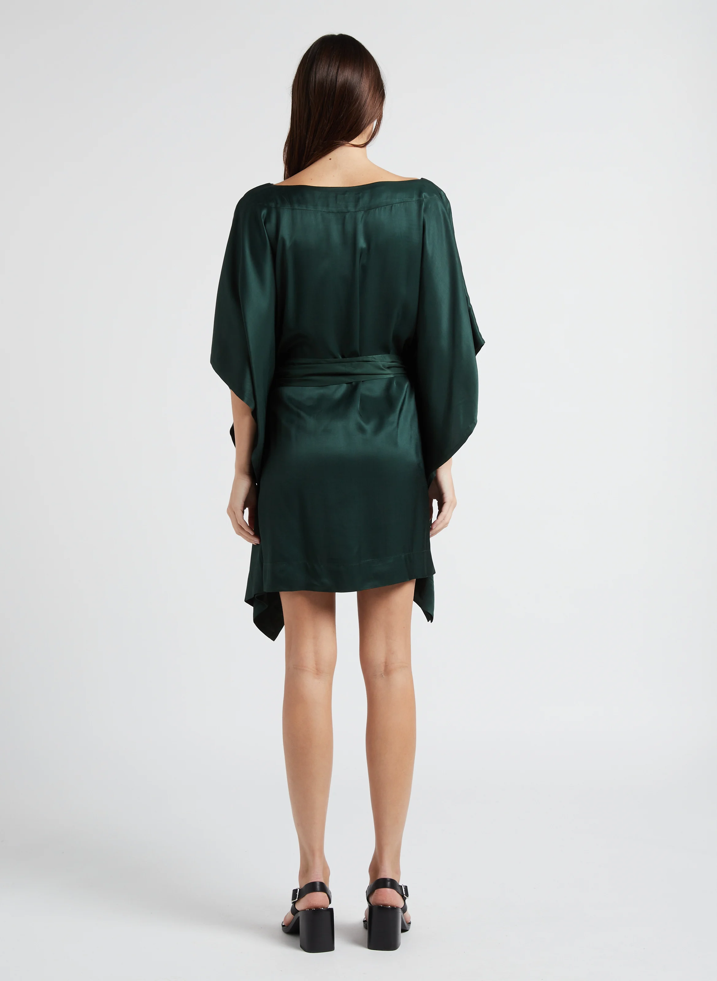 CARTNEY - Robe ample courte col bateau | Vert