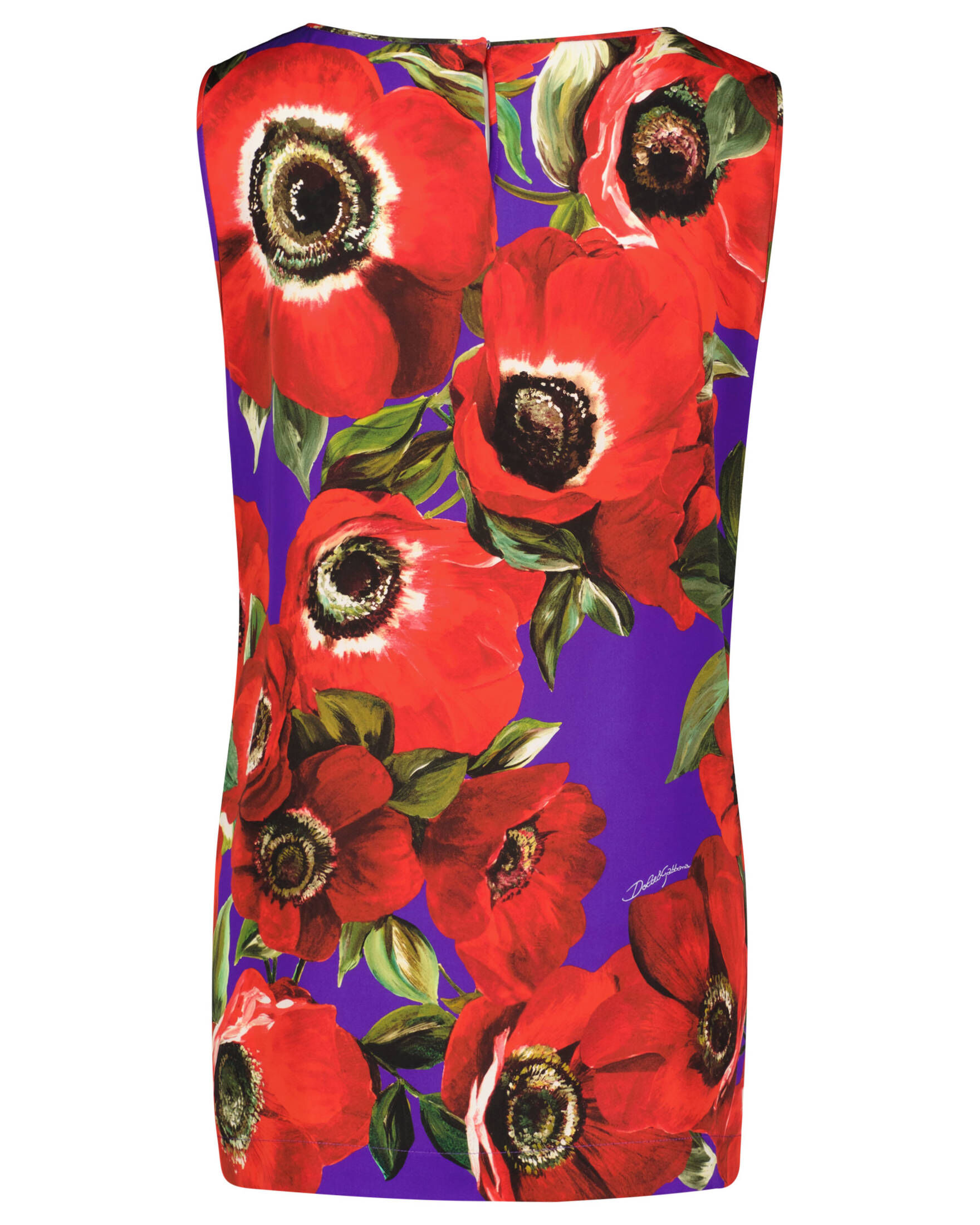 Dolce & Gabbana| Damen Tanktop aus Charmeuse ärmellos