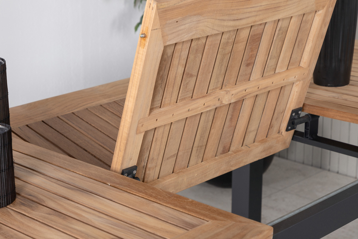 Uitschuifbare tuintafel Arvin Bruin
