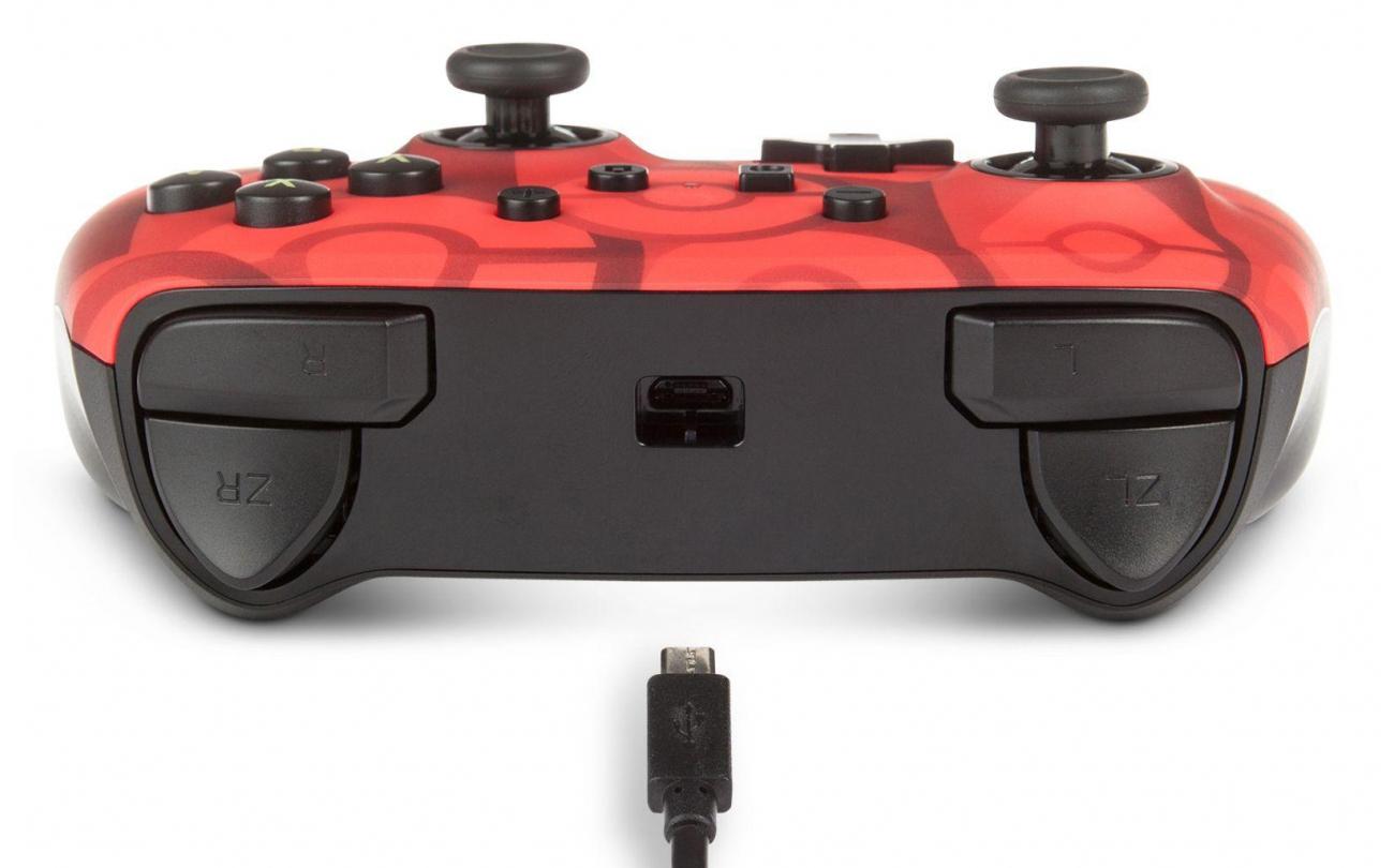 Power A - Switch Wired Controller Pokemon Pikachu Rood