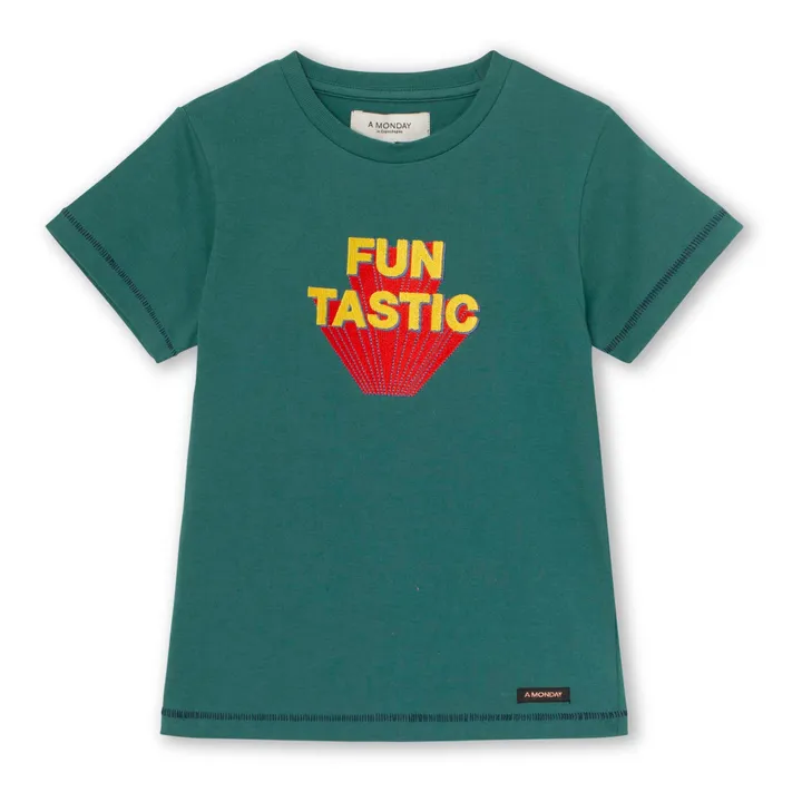 A Monday in Copenhagen T-Shirt Funtastic Coton Bio | Bleu canard