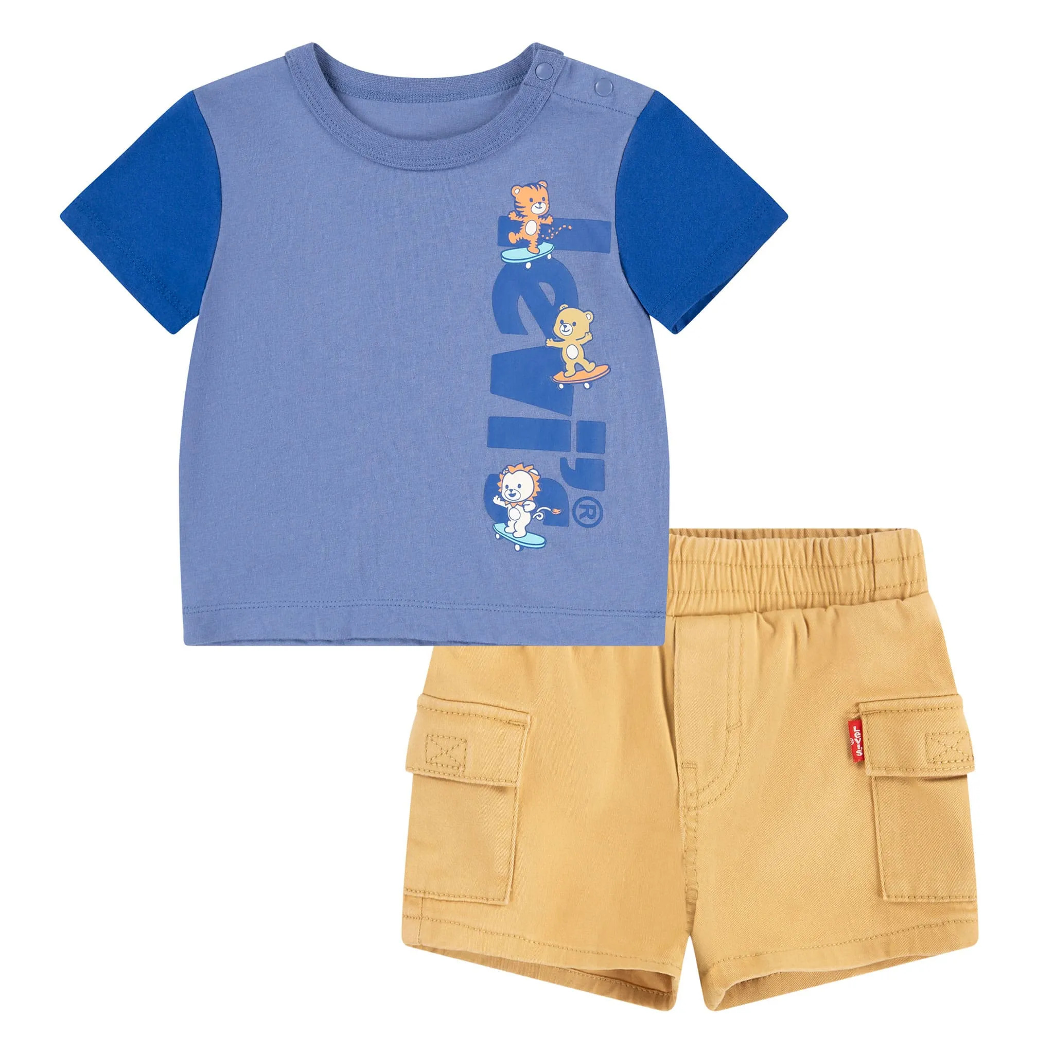 Levi's Ensemble T-Shirt Créatures 12-24mois