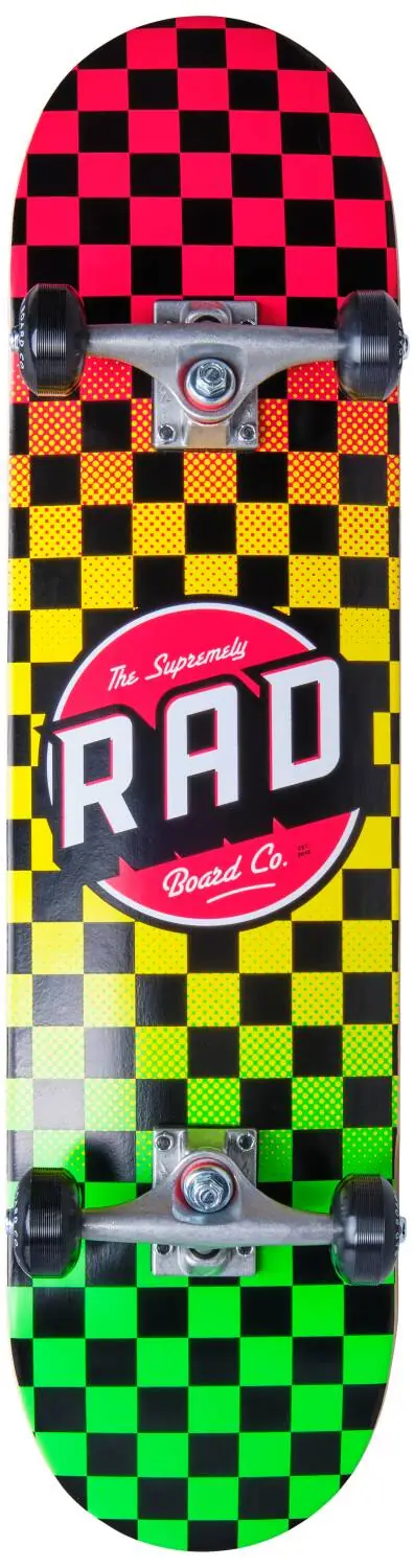 RAD Checkers Progressive Komplet Skateboard - Skateboards