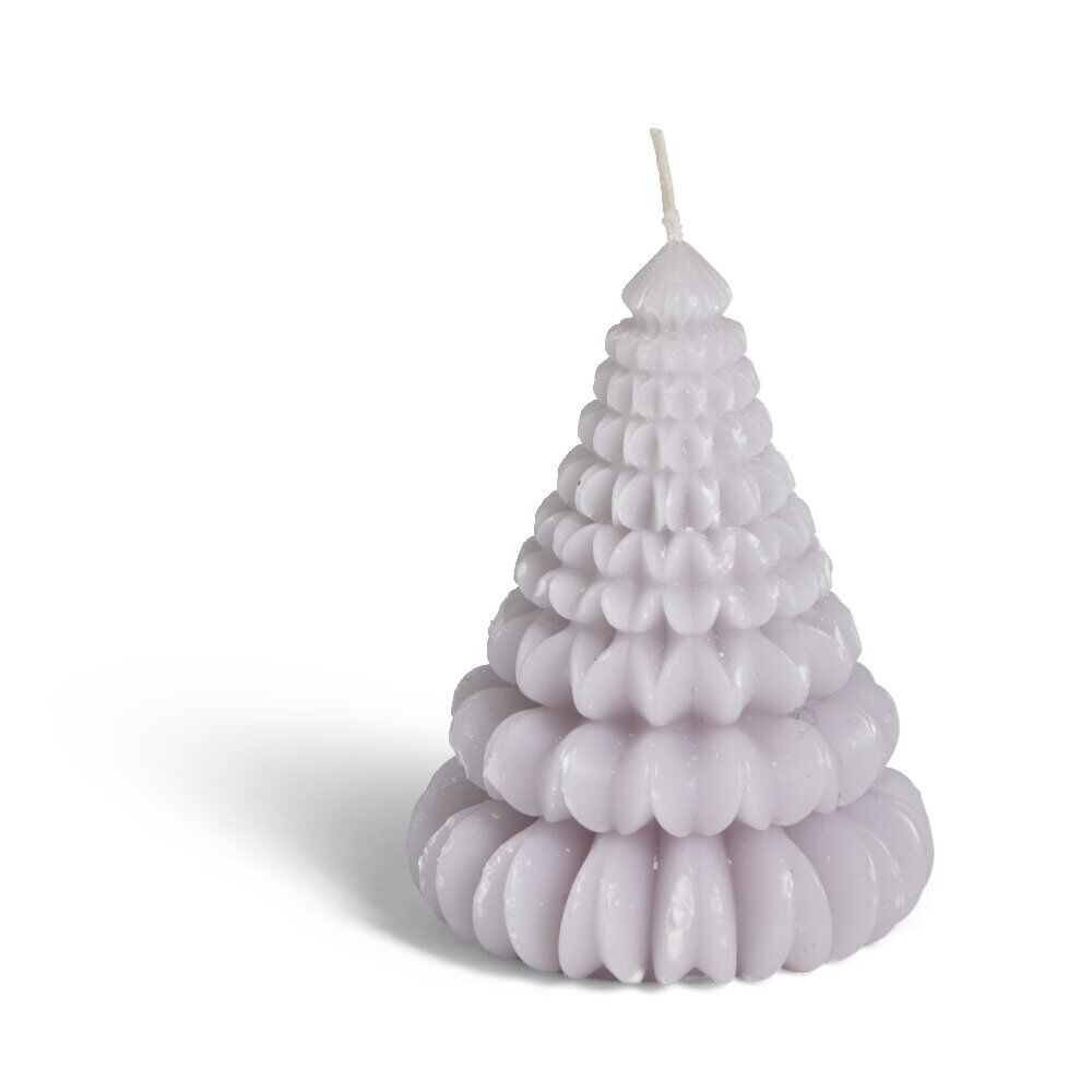 Bougie cône Ø7,2xH9,5cm - 3 coloris