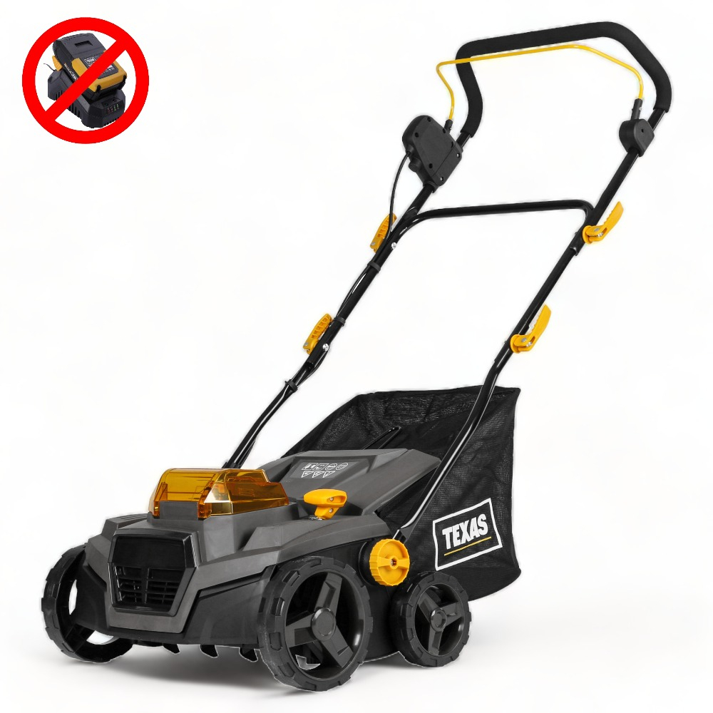 Scarificateur et aérateur de pelouse sur batterie, 650 watts - texas mpx2000