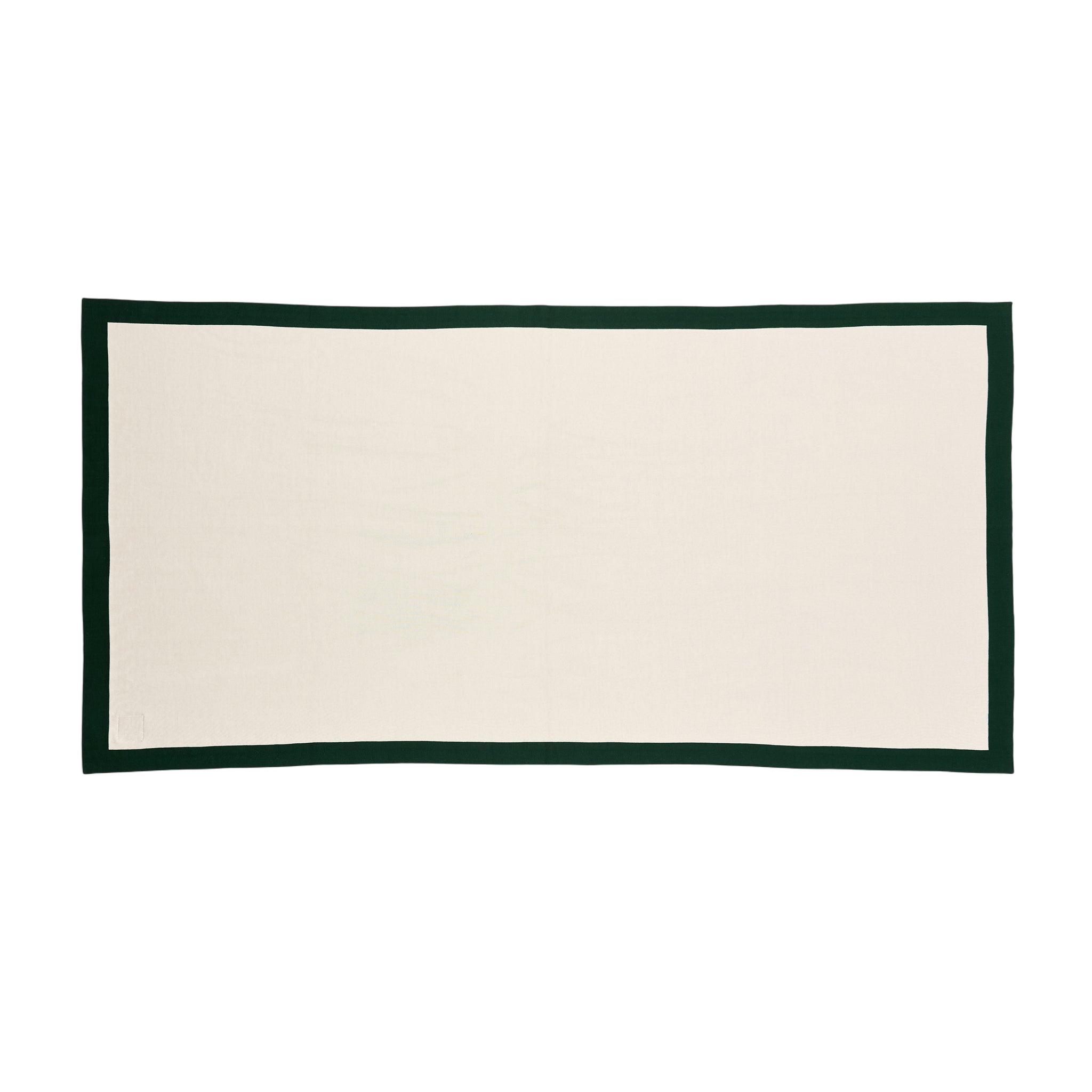 Wohndecke Lolla Dark Green/Undyed, Plaid 125x170 cm
