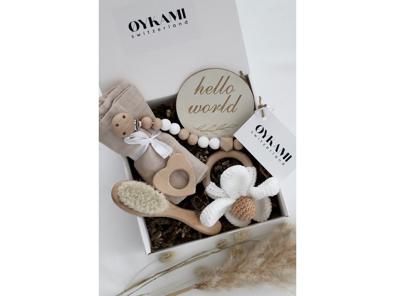Oykami Geschenkset «Bloom» Geschenkbox zur Geburt