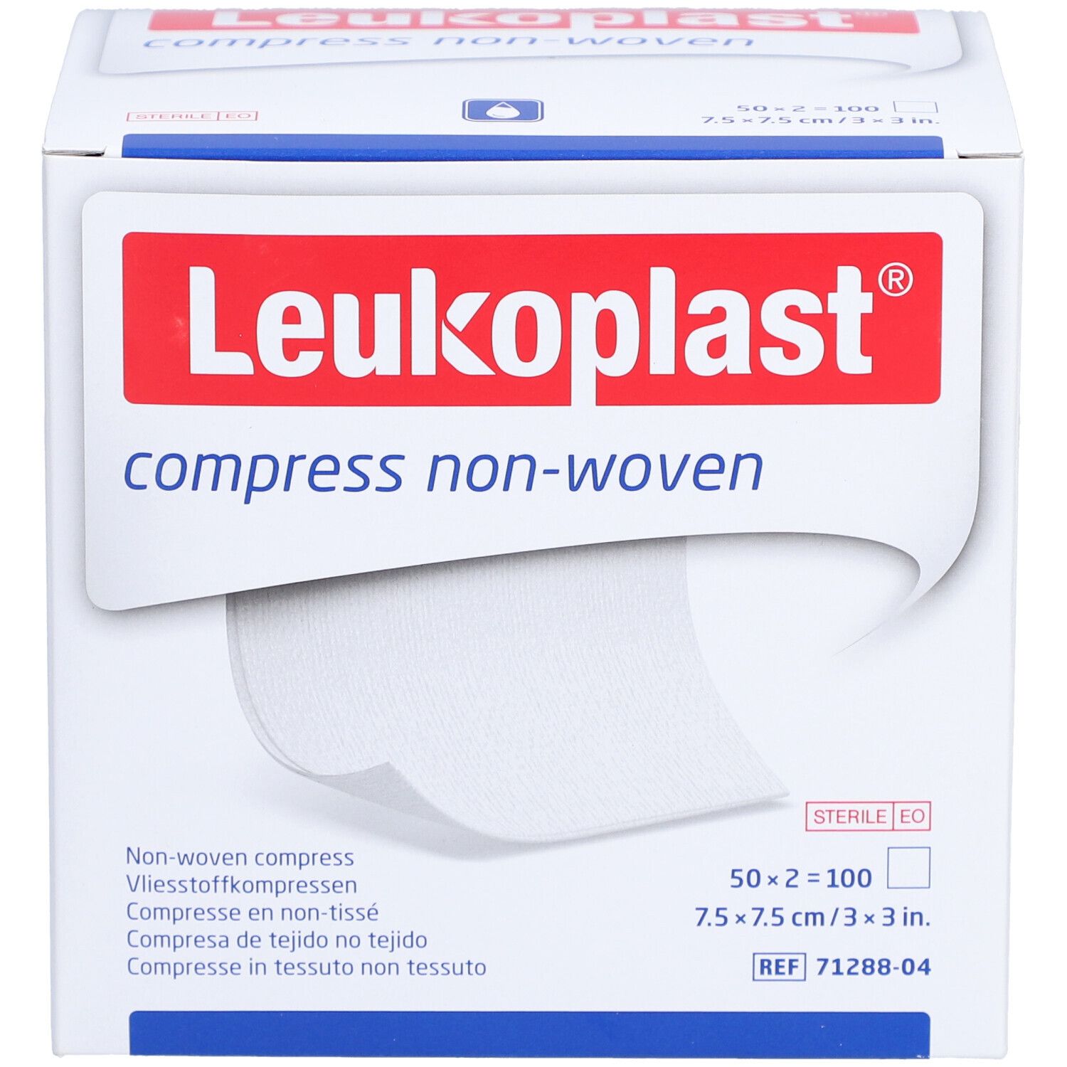 Leukoplast® Vliesstoffkompressen 7,5 cm x 7,5 cm