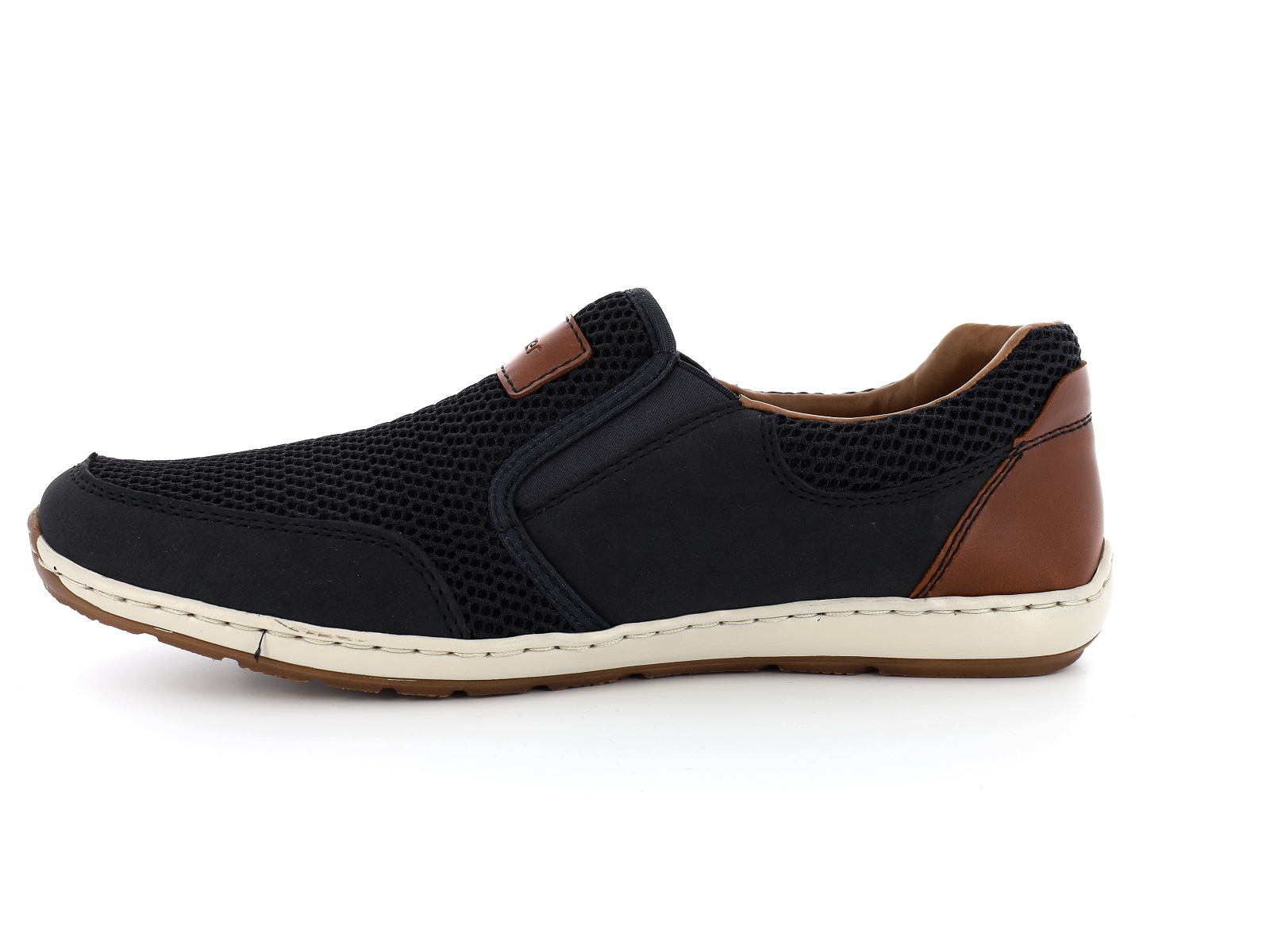 Rieker-08869 Matières combinées Marine