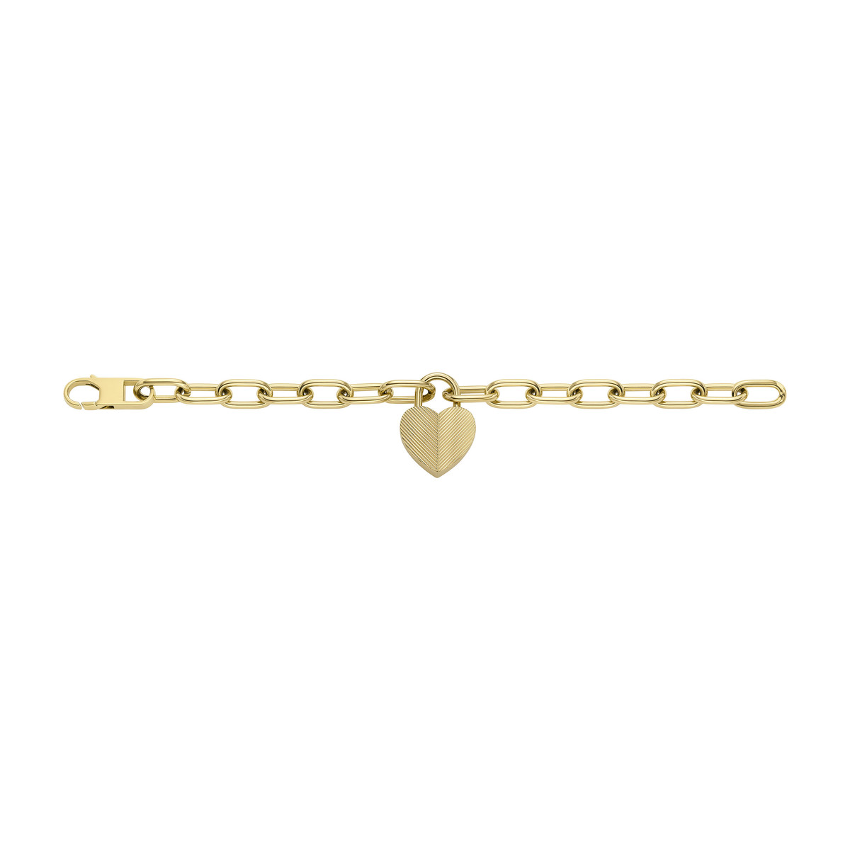 Bracelet FOSSIL Harlow Hearts acier inoxydable doré
