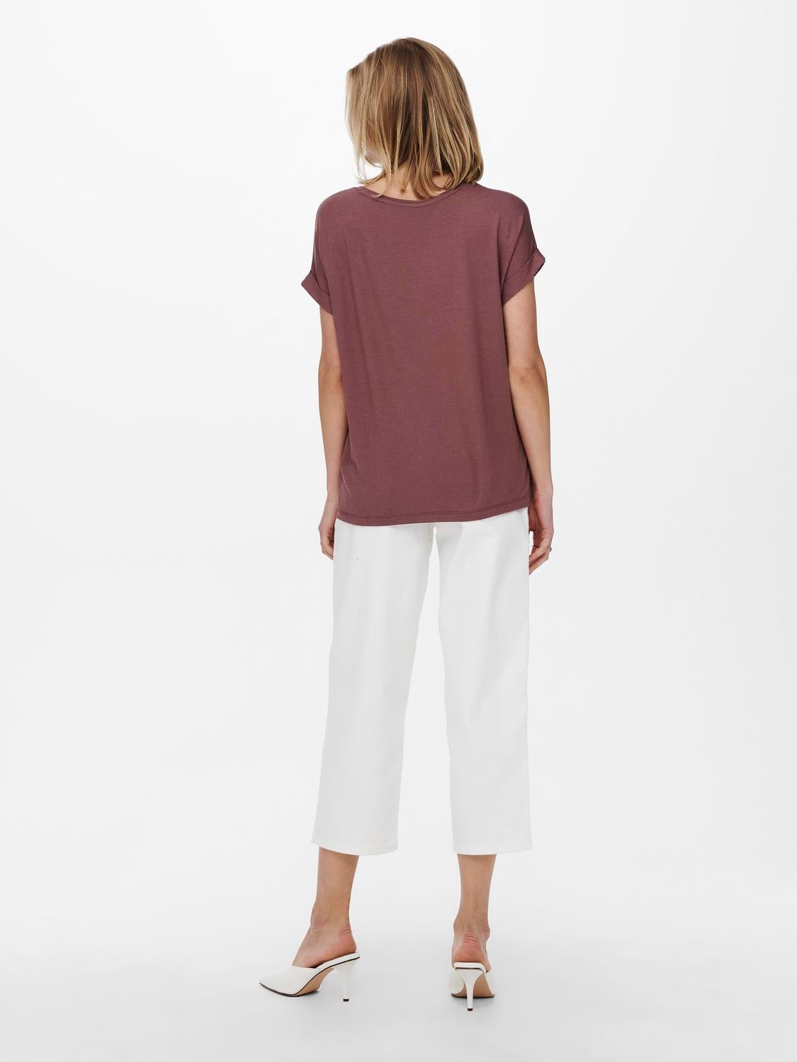 ONLMOSTER Top Rose Brown