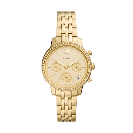 Fossil Neutra ES5219 Dameur, Guld, 36 mm