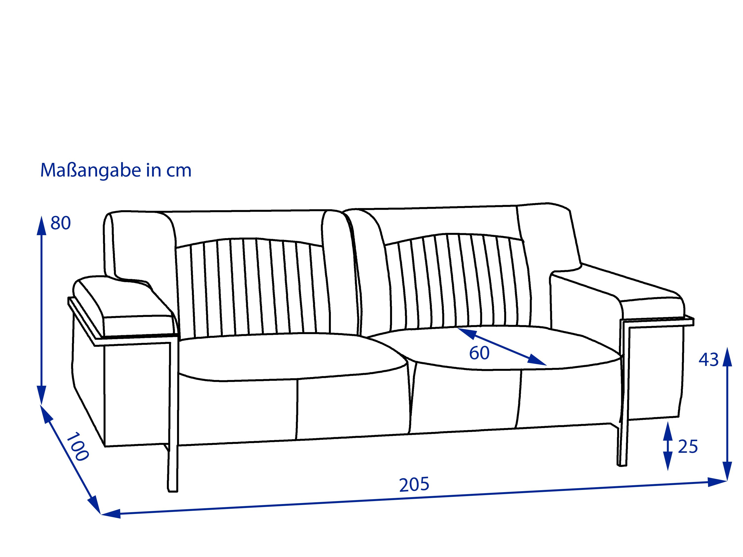 Sofa 2,5 Sitzer BONANZA