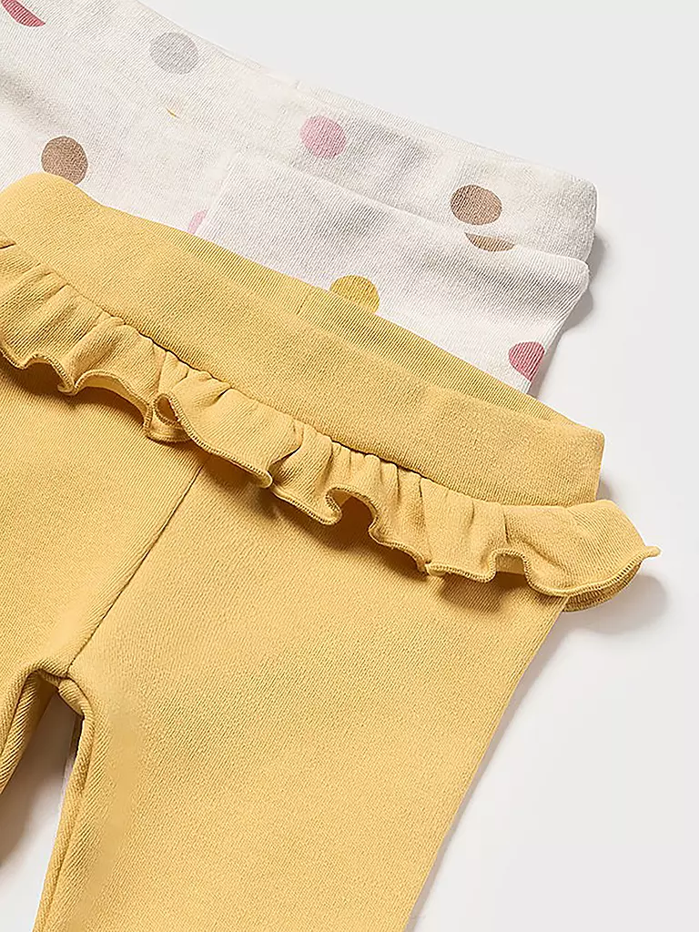 MAYORAL Baby Set 2 Shirts, 2 Hosen 4-teilig  gelb