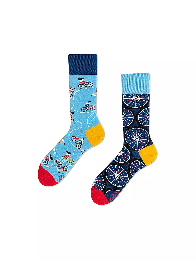 MANY MORNINGS Herren Socken THE BICYCLES blau blau