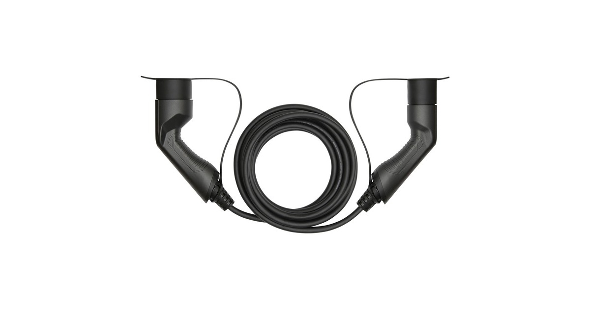 DeltacoEV-1215 e-Charge kabel  (Zwart, 5 meter, 1-fase, 7.6KW, 32A)