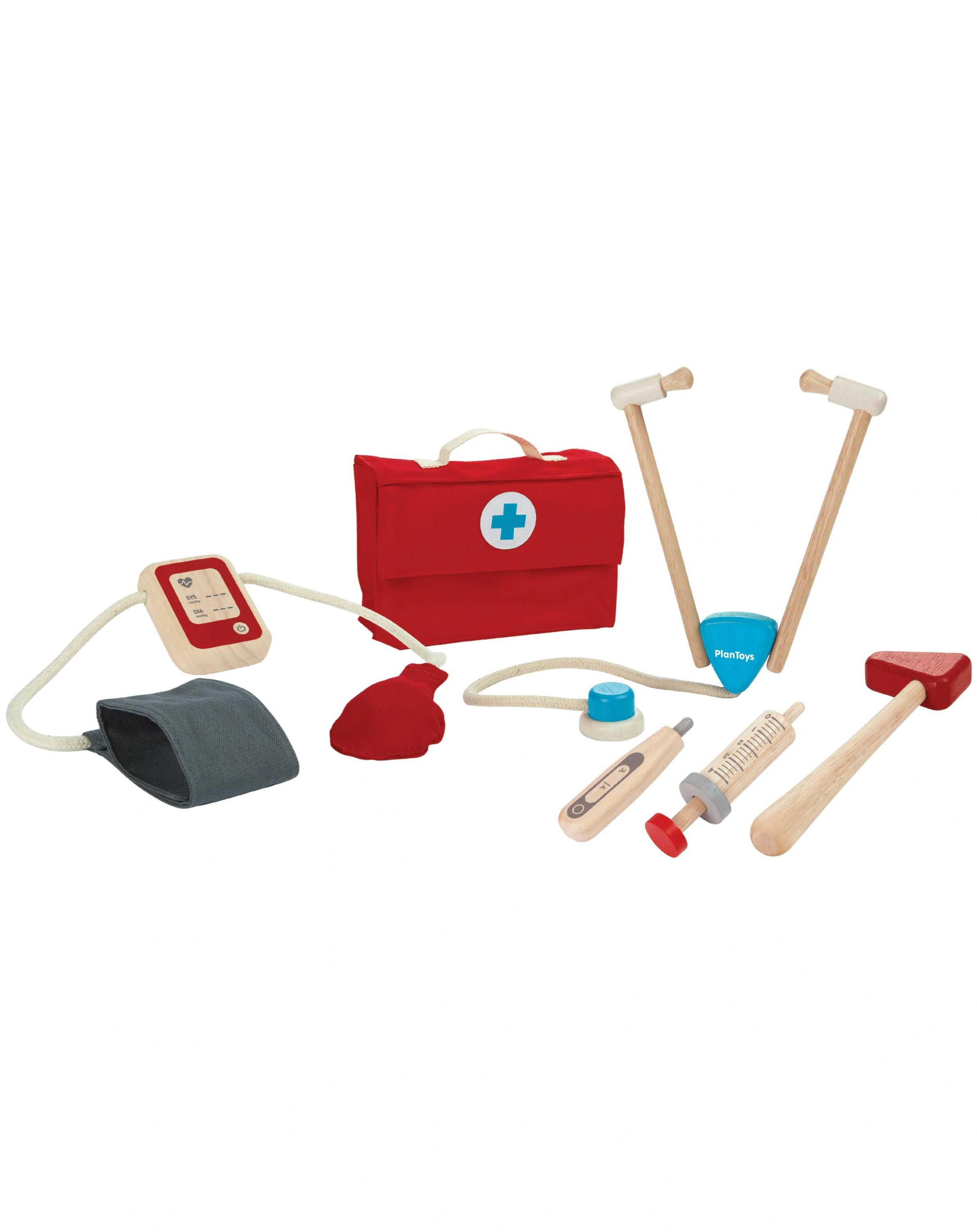 Holz-Spielzeug DOKTOR-SET 6-teilig
