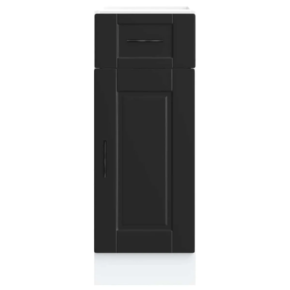 vidaXL Armoire de Cuisine Porto - Noir
