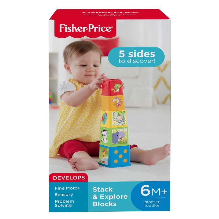Fisher-Price - Stabel og udforsk blokke (CDC52)