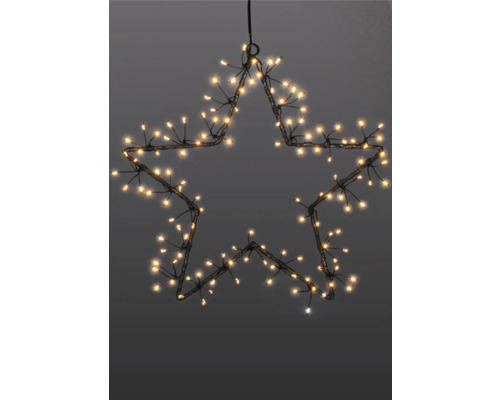 Decoratieve hanger LED metalen ster Lafiora Ø 30 cm Lafiora 5 m amber