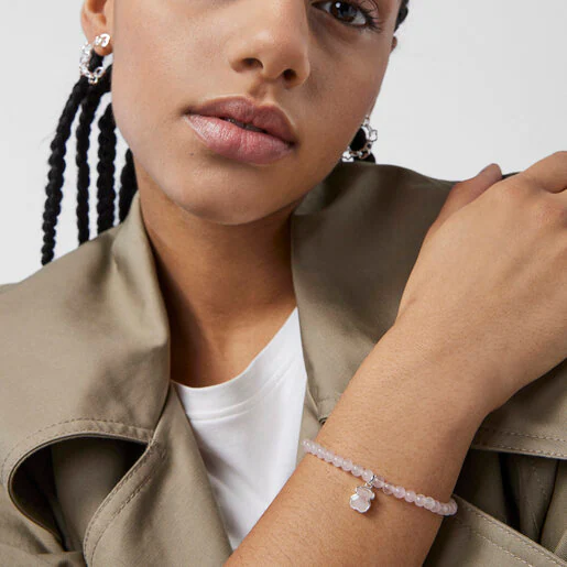 Pulseira TOUS Icon Color em prata e quartzo