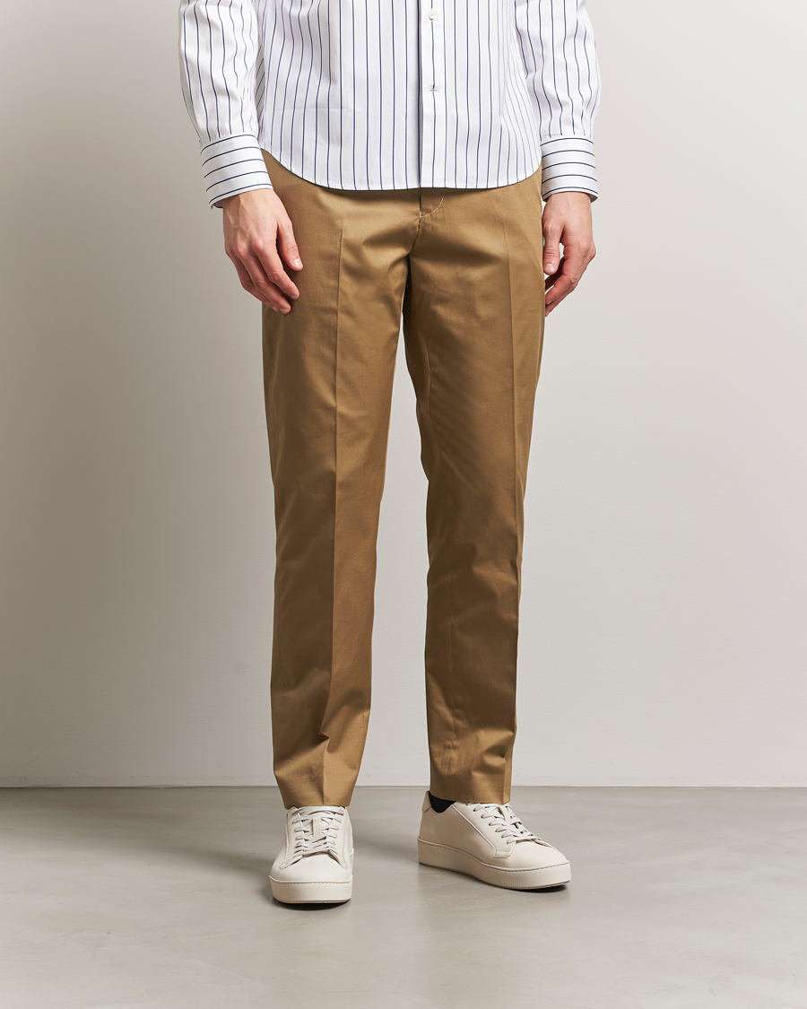 Tiger of Sweden Tannen Cotton Drawstring Trousers Beige