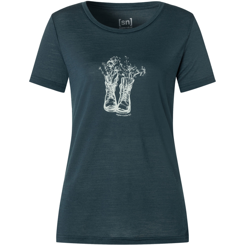 Super.Natural Damen Flower Boots T-Shirt