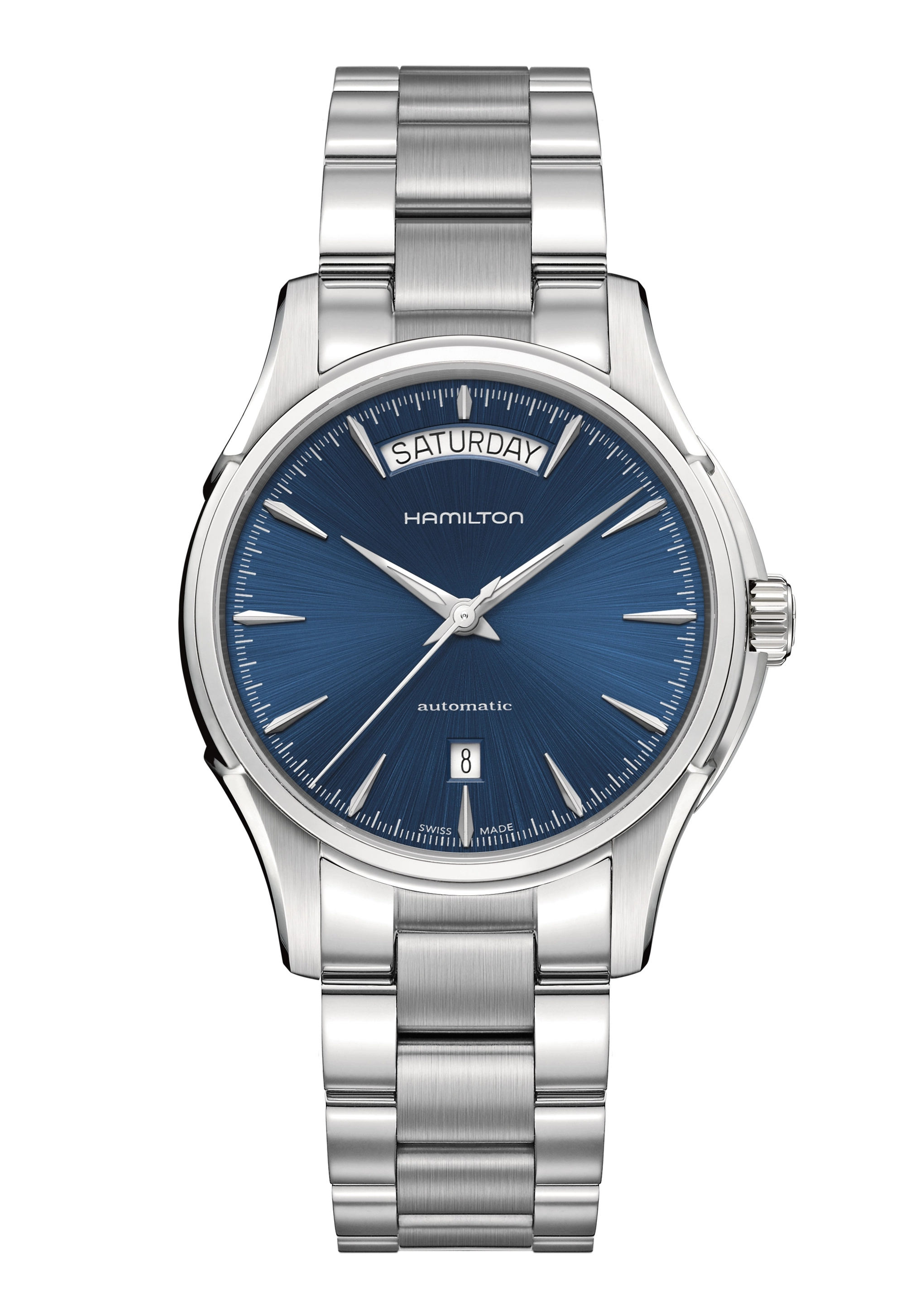 Hamilton Jazzmaster Day Date Automatikuhr Blau H32505141